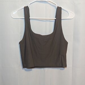 Fabletics Charcoal Gray Women's Crop Top